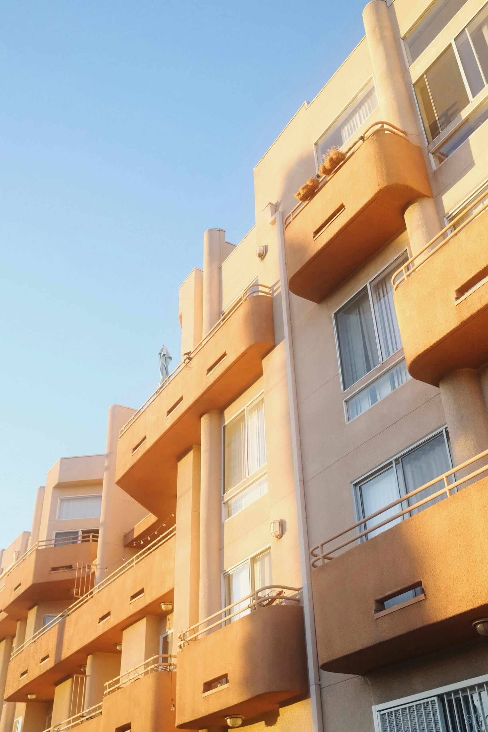 Residential apartment building exterior